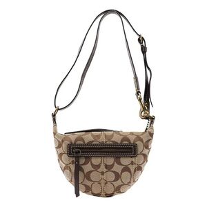 Coach vintage Signature Canvas swing bag